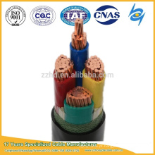 YJV32 / YJLV32 0,6 / 1KV XLPE isolado fio de Aço Fio blindado PVC revestido 3 + 1 núcleo cabo de alimentação